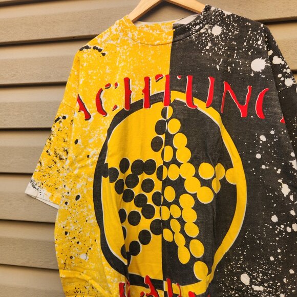 Vintage 1991 U2 Achtung Baby Concert Tour AOP Tee - Picture 2 of 7